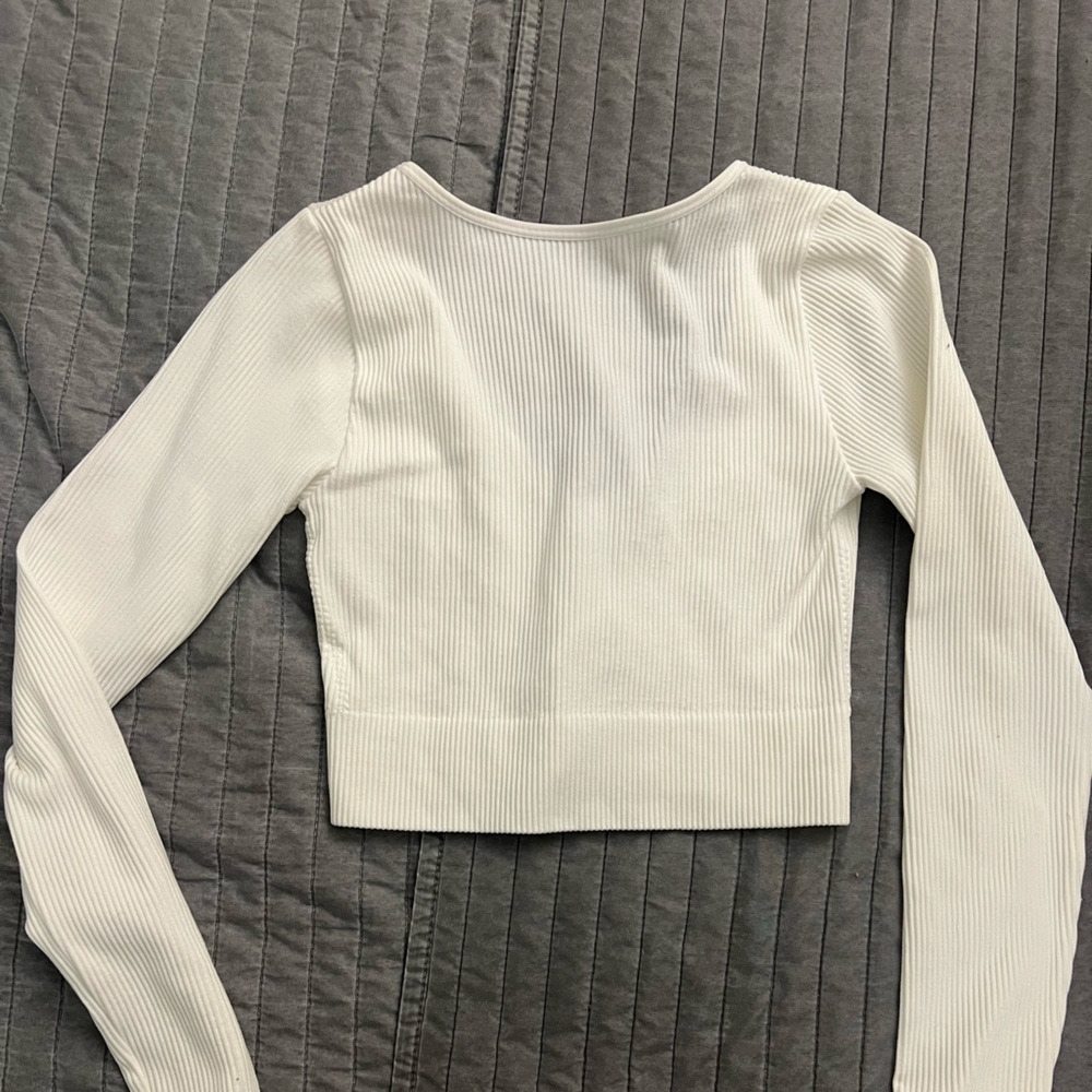 Garage Ivory Ribbed Top - Picture 3 of 4